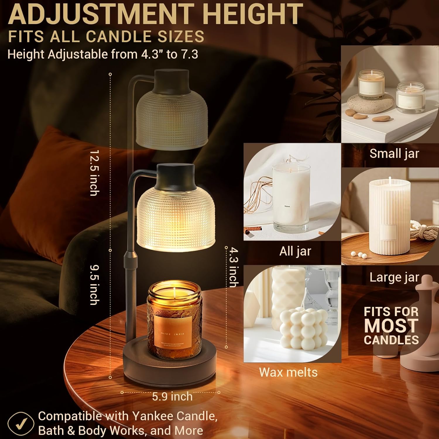 Lâmpada Aquecedora de Velas co - Wax Warmer avaliação e preço