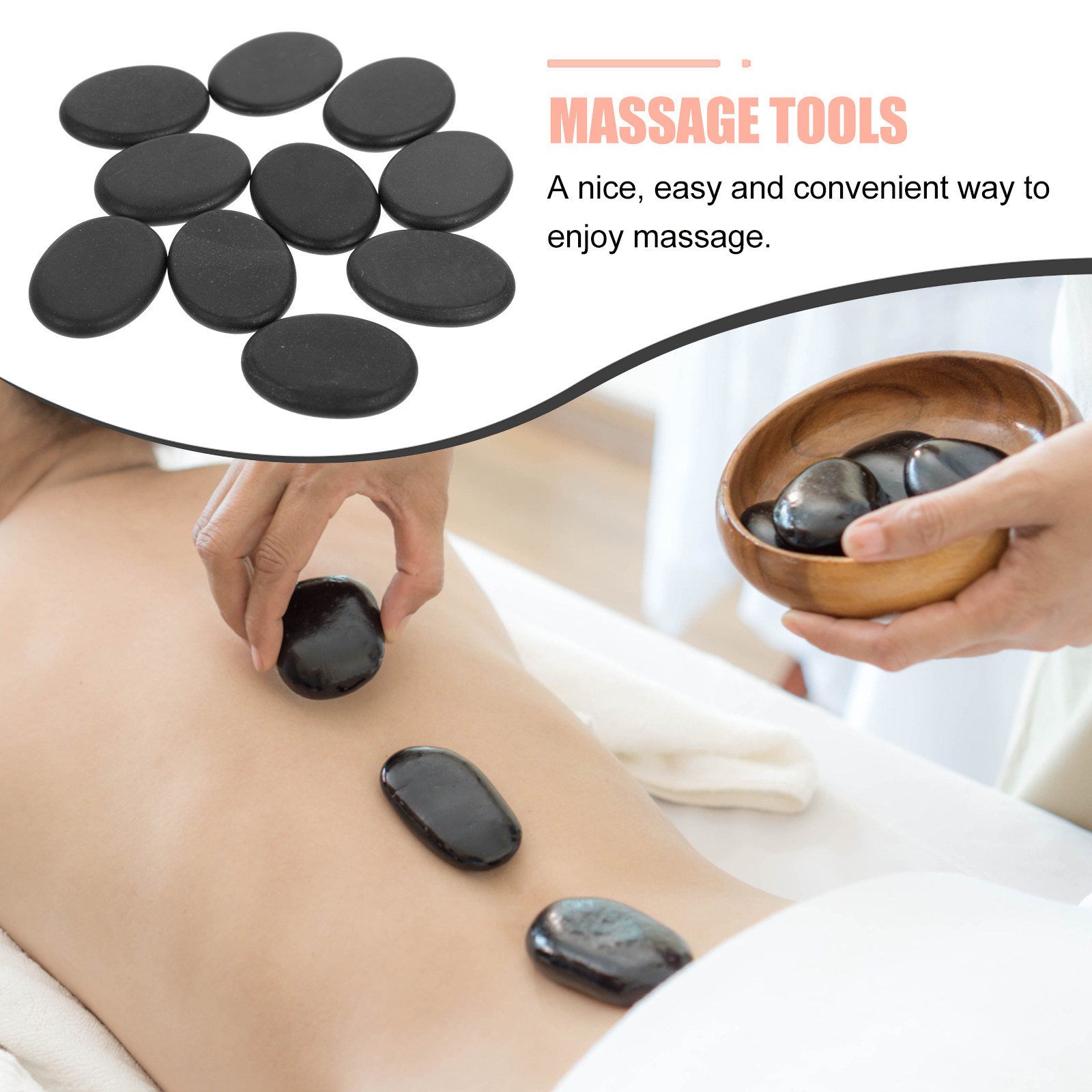 10 Peças de Pedras Vulcânicas  - Foot Spa avaliação e preço