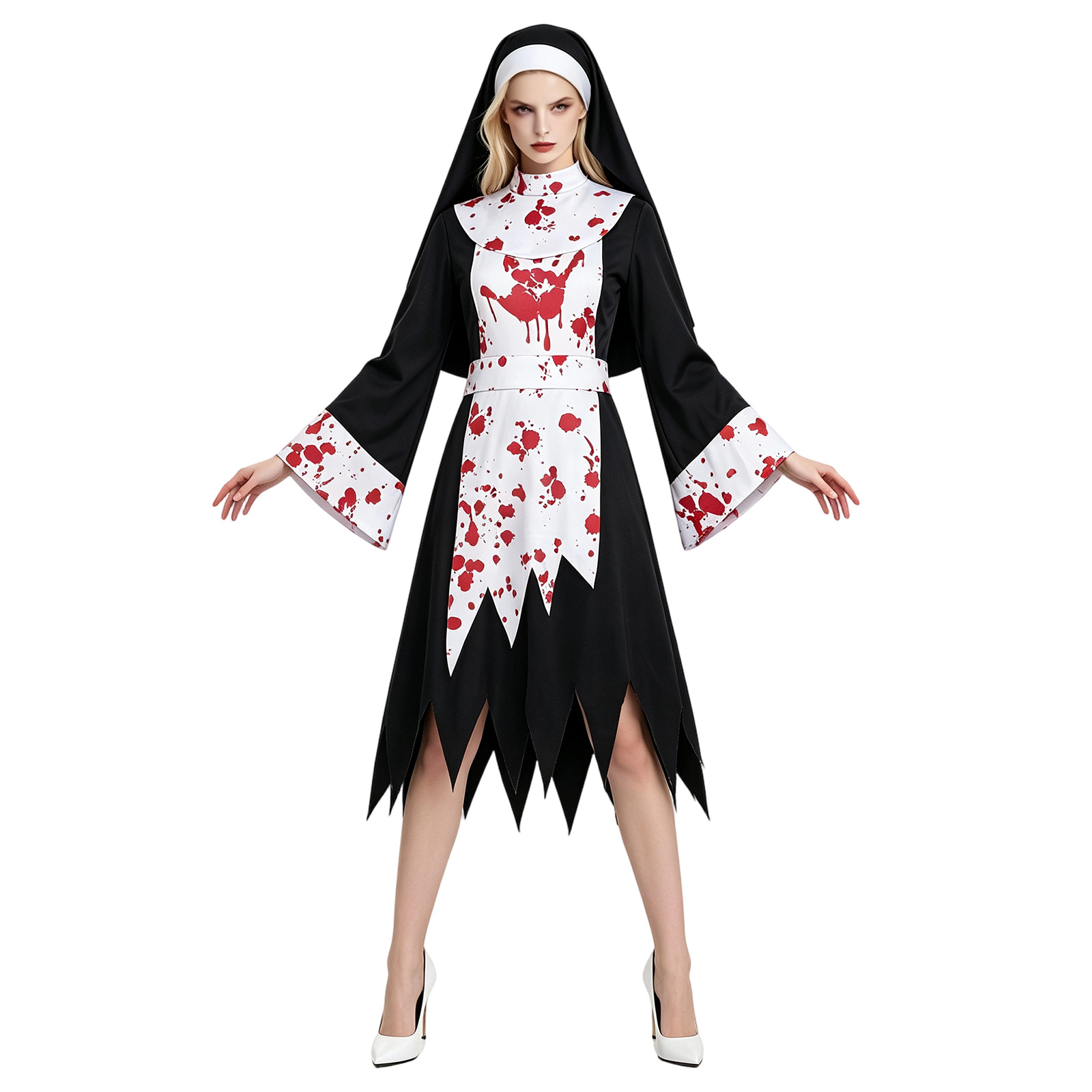 Fantasia de Freira Assustadora - Bathrobe avaliação e preço