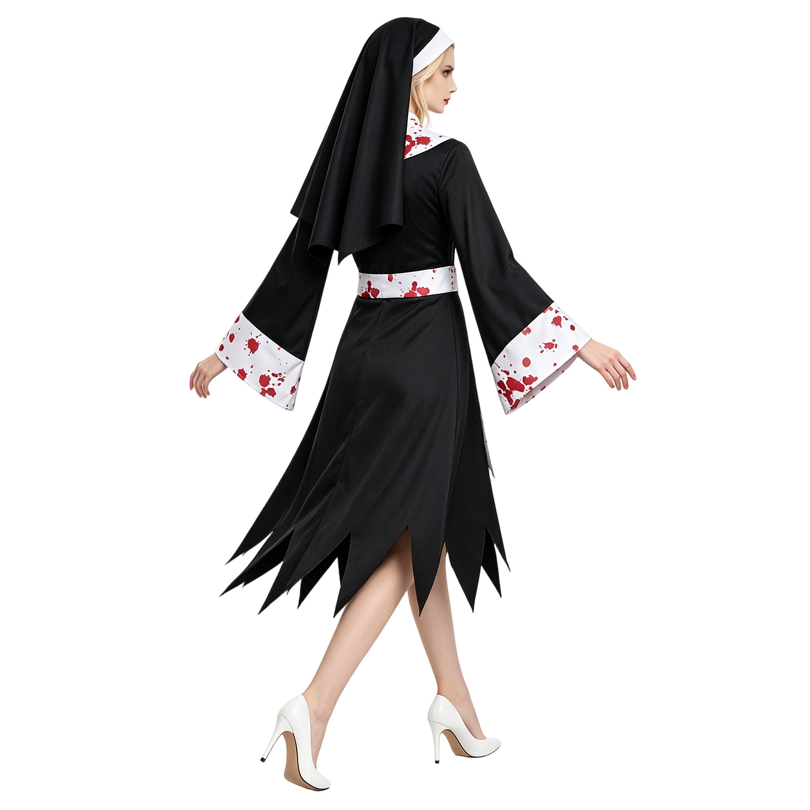 Fantasia de Freira Assustadora - Bathrobe avaliação e preço