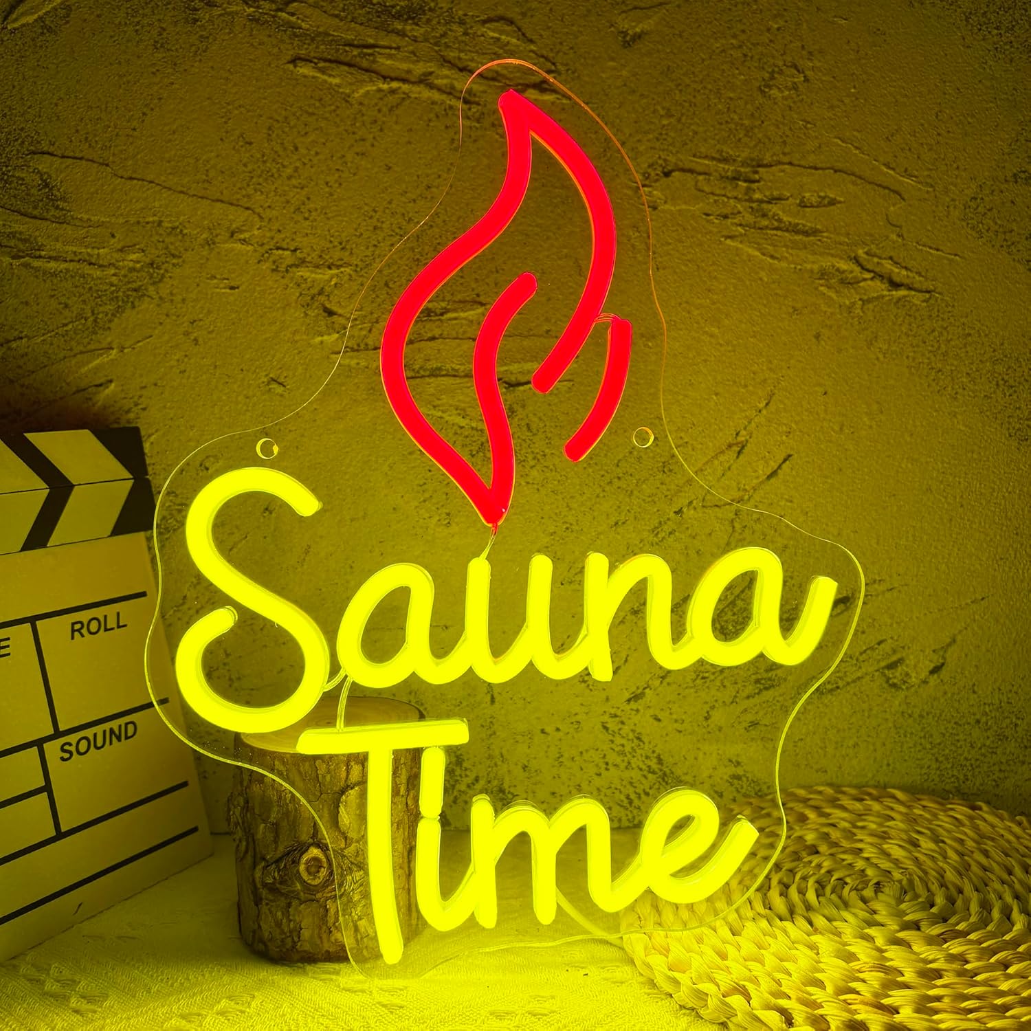 Letreiro Neon Sauna Time, Luz  - Spa Wellness Gym avaliação e preço